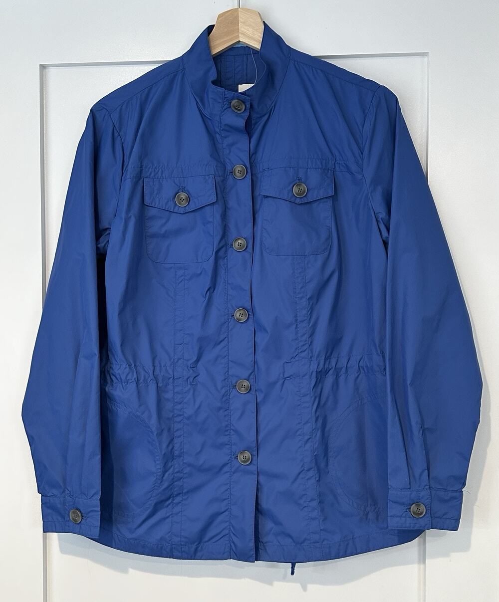 J Mclaughlin NWT Vista Jacket Size S Womens Blue Nylon Windbreaker New